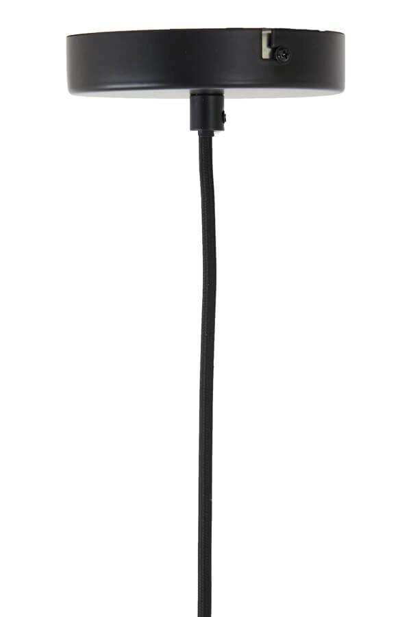 Böhmische Pendelleuchte Plumeria schwarz Ø 40cm Light & Living 8717807651381