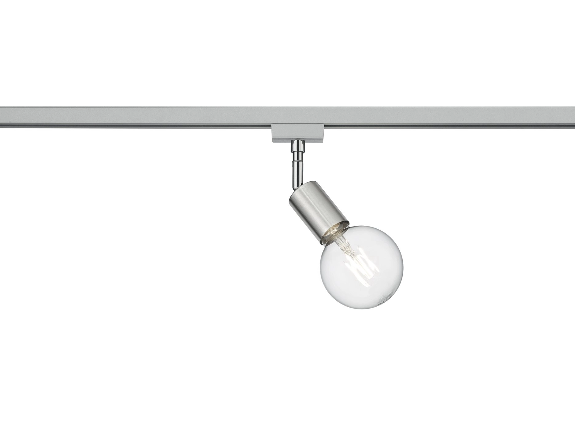 2-Phasen-Schienenlampe Duoline grau