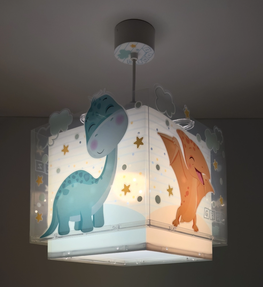 Pendelleuchte Baby Dinos blau Dalber 8420406002927