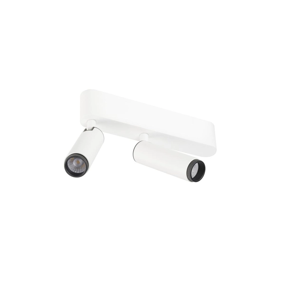 Aufputz-Spot Grip! S 2-flammig weiß 2700K SLV 4024163304924