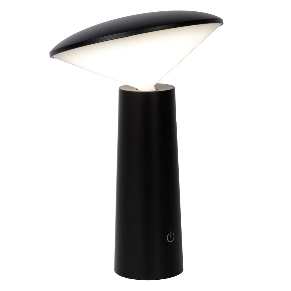 Wiederaufladbare Tischlampe Jive IP44 Schwarzlichtfarbe verstellbar Lucide 5411212021960
