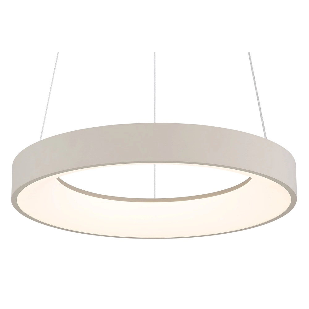 Moderne Pendelleuchte Gallegos sandbraun Ø 50cm Globo 9007371569960