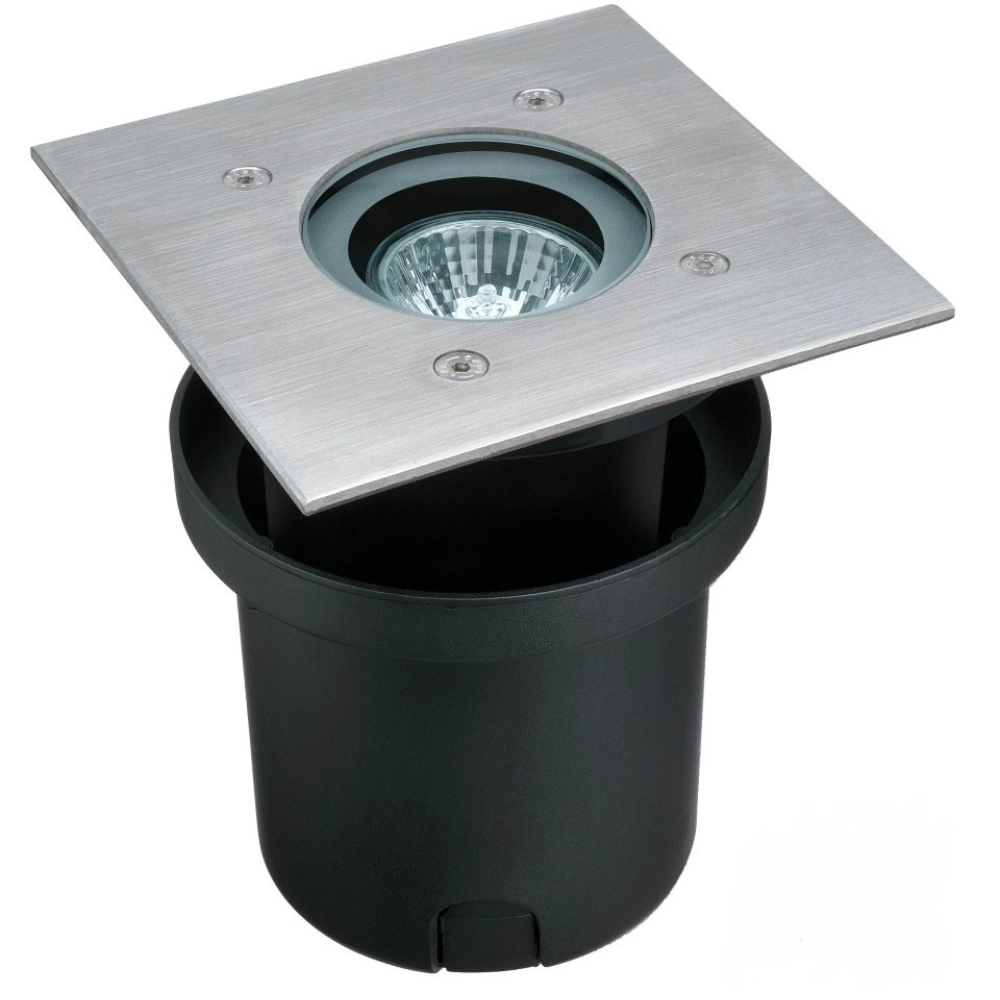 Bodenspot RVS spot quadratisch Edelstahl Franssen 7042891551554