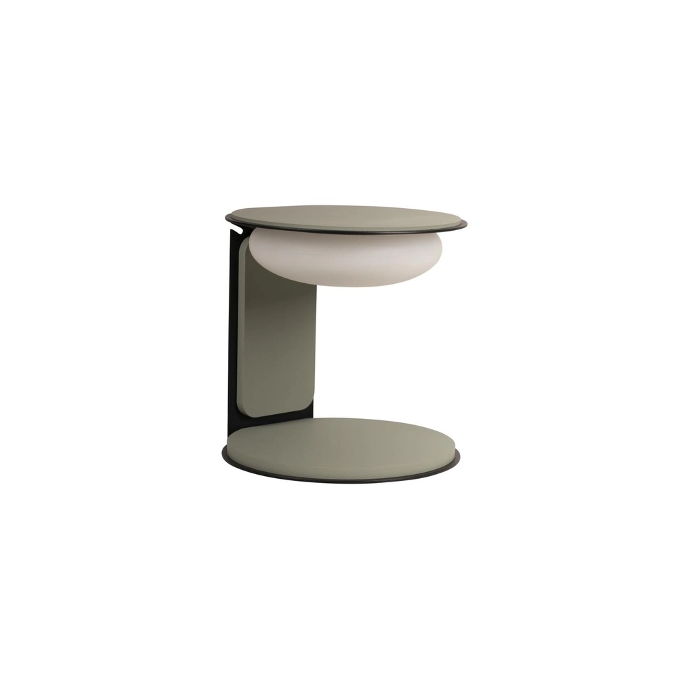 Design-Tischlampe Alinda Ø 20cm grün