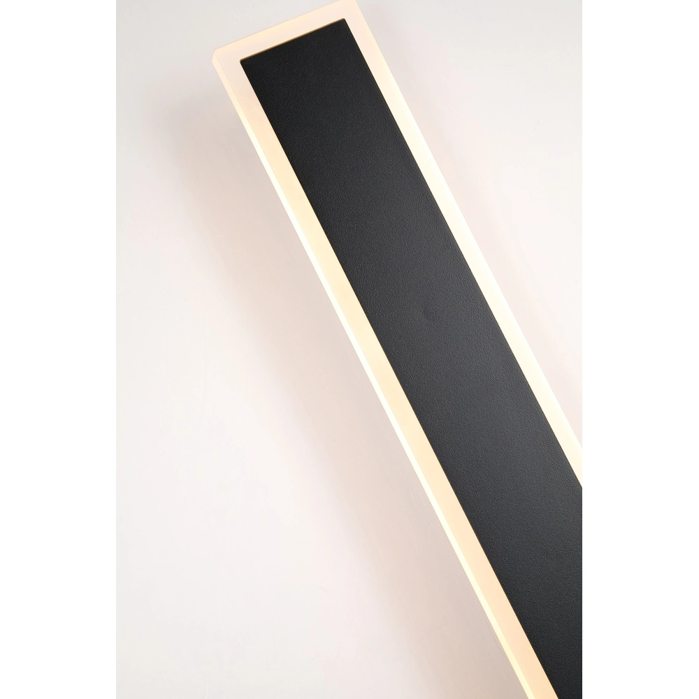 Design-Wandleuchte Bordo schwarz 60cm Searchlight 5053423289892