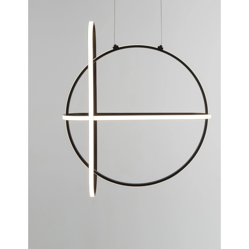 Design-Pendelleuchte Arte schwarz rund Lyora 5212017426048