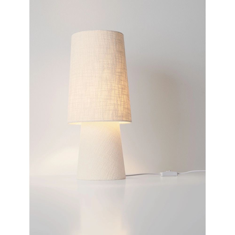 Japandi-Tischlampe Nebia Beige Lyora 5212017493996