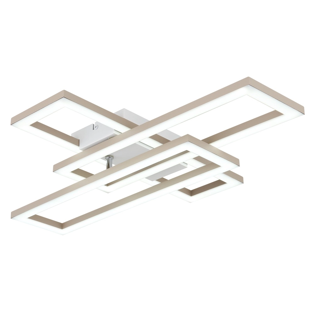 Moderne Deckenleuchte Wilton sandbraun 40cm Globo 9007371575800