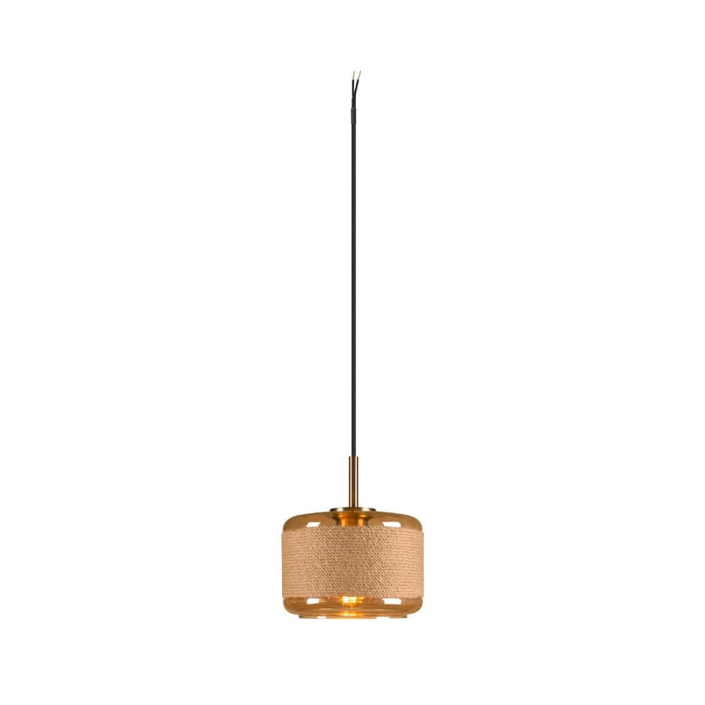 Hängelampe Pantilo Rope 19 Braunglas - Ø 18,5 cm