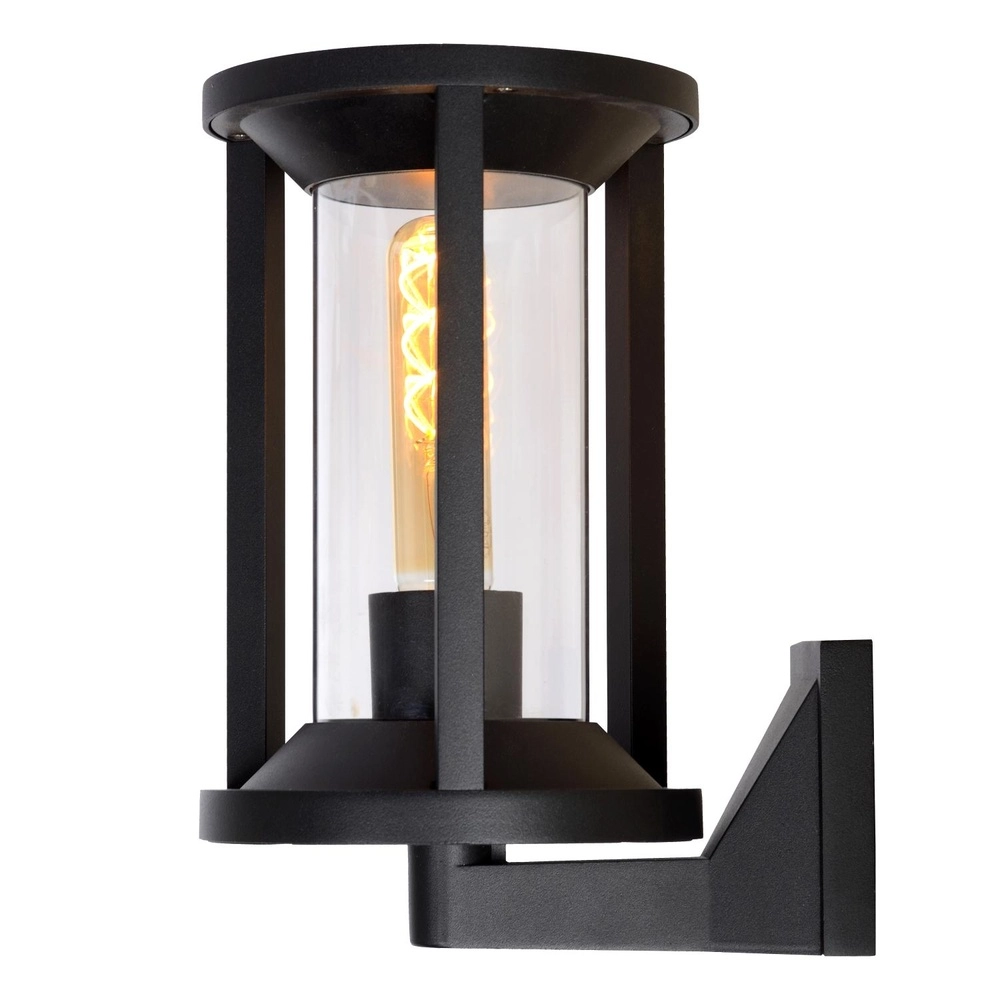 Vordertürlampe Cadix schwarzes IP65 Lucide 5411212151896