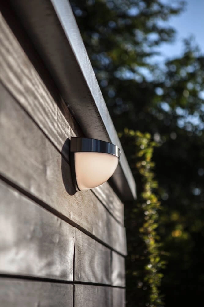 Solar wall lamp Bubble Stainless steel Lutec 6939412042701