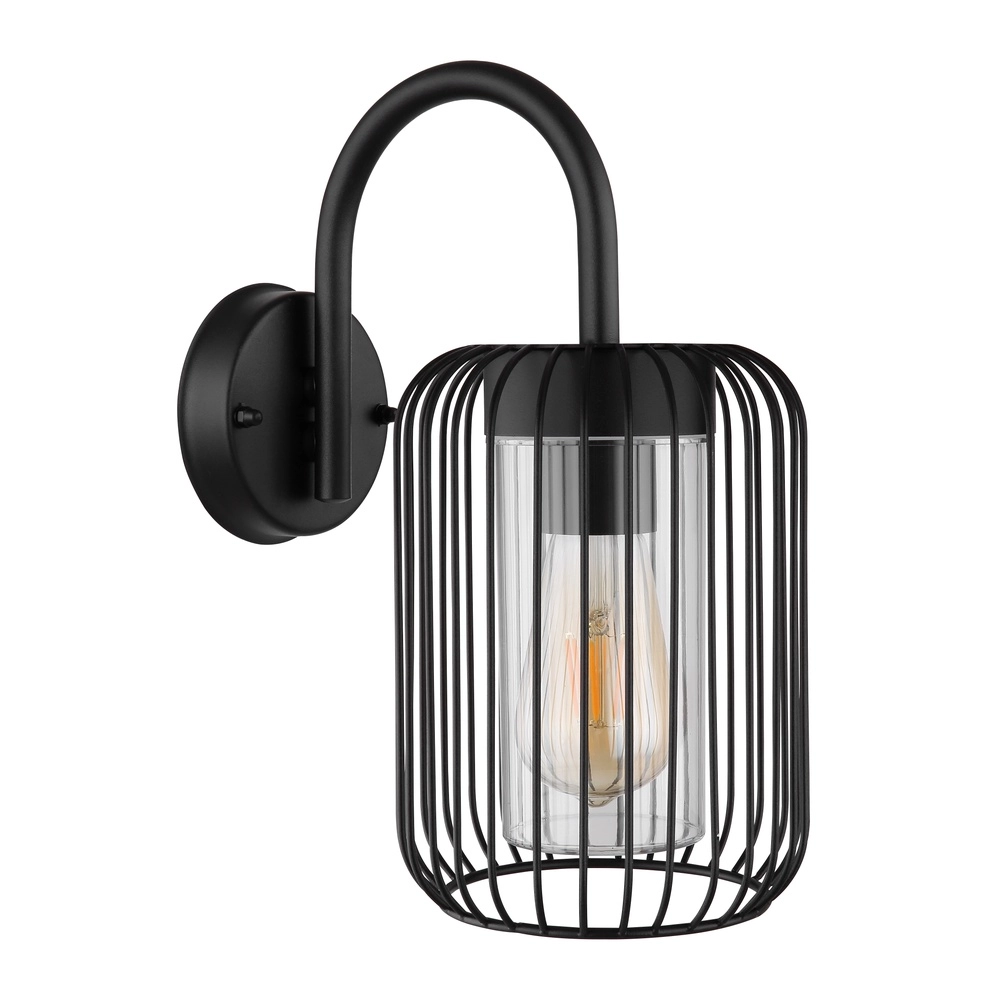 Wandlampe Nina Schwarz Globo 9007371438181