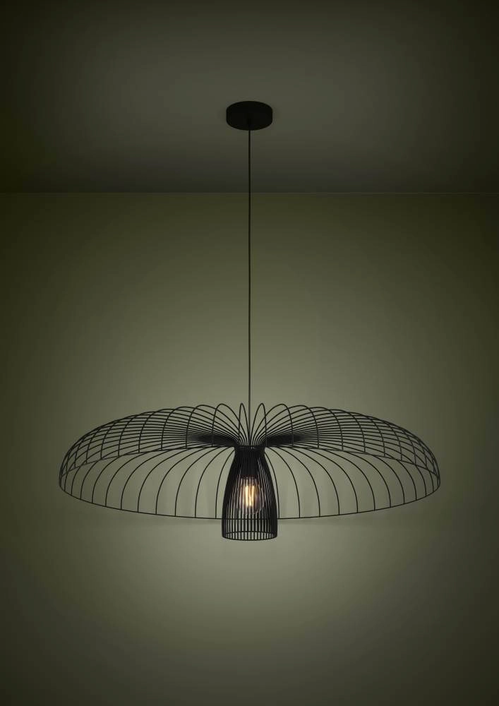XXL-Hängelampe aus Draht Champerico Ø 99cm Stars of Light 9008606243242