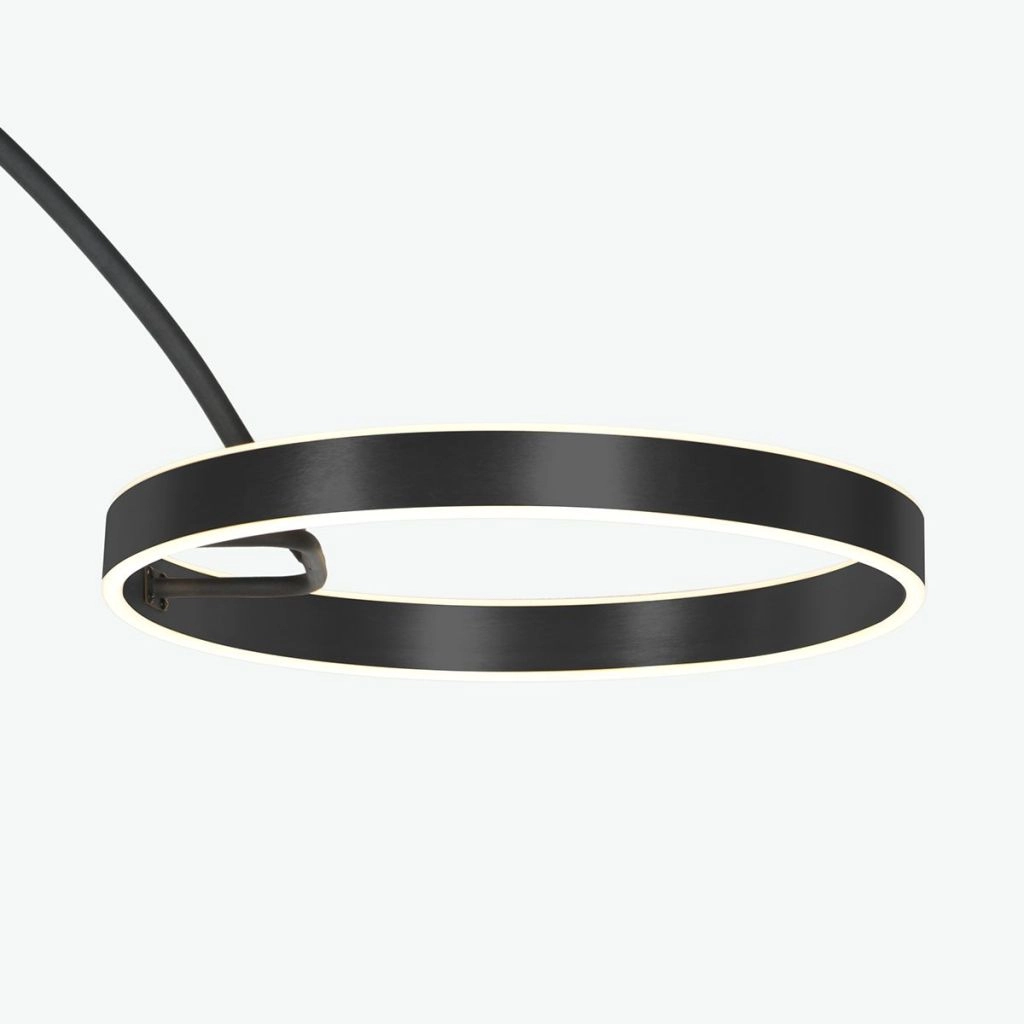 Moderne Bogenlampe Luna-Arc Schwarz Steinhauer 8712746180190