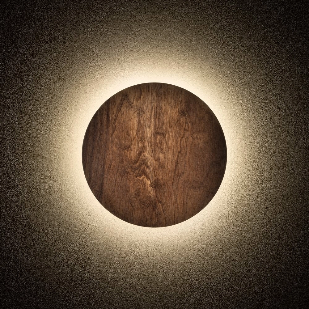 Wandleuchte Ring Timber S LED-Holz Lyora 5903139112888