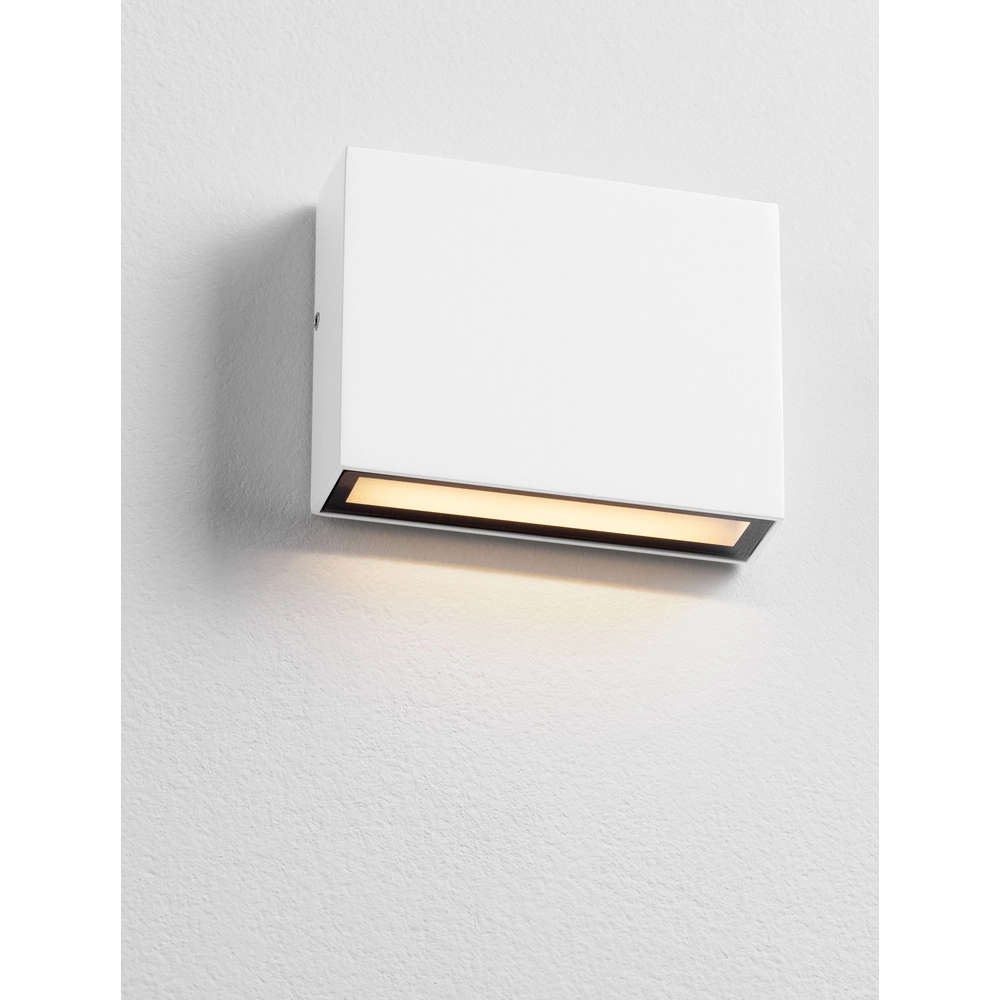 Schlanker Wandstrahler Tick Downlight Weiß
