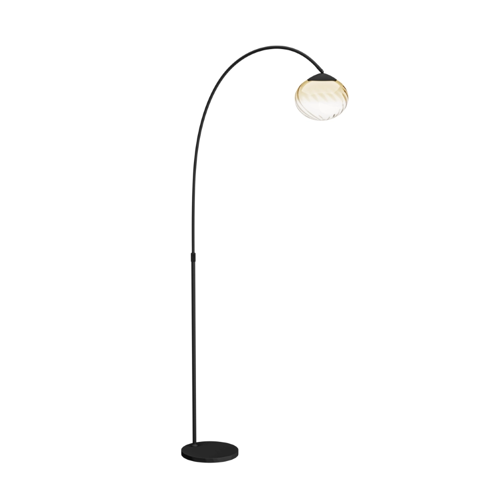 Stehlampe Pantoja schwarz mit CCT
