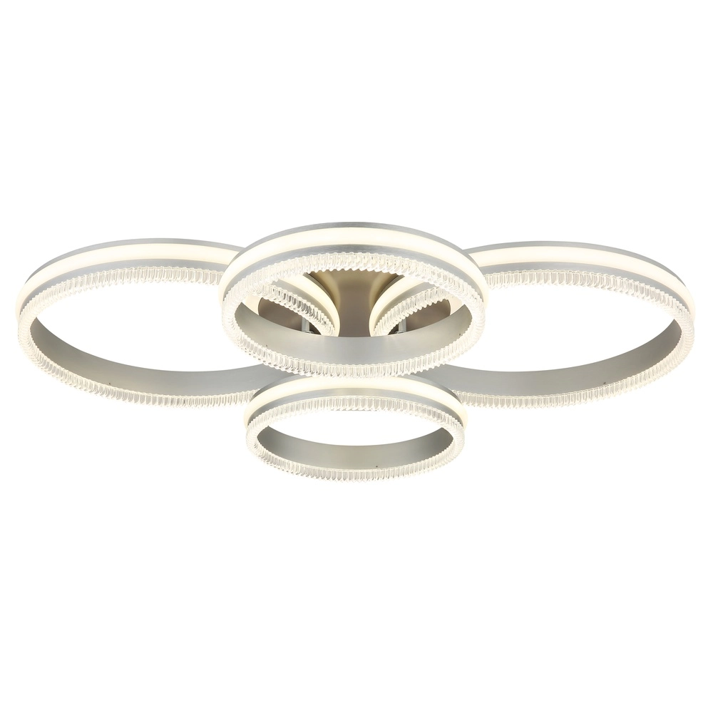 Deckenlampe Francine Gunmetal 4 Ringe