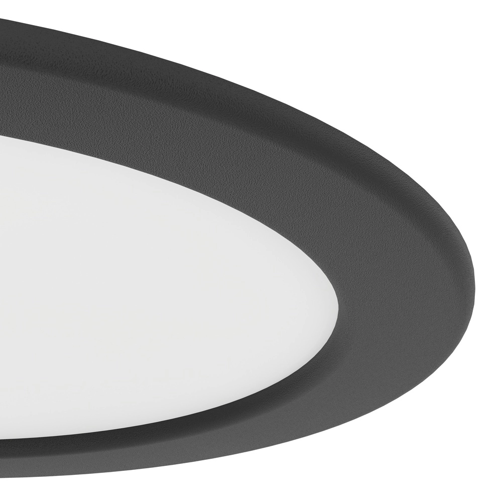 IP44-Einbaulampe Fueva 6-Z Zigbee – schwarz – Ø 16,8 cm Eglo 9008606330980