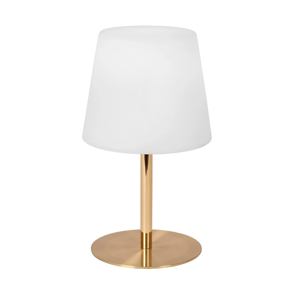 Wiederaufladbare Tischlampe Tyon Gold Lucide 5411212134738