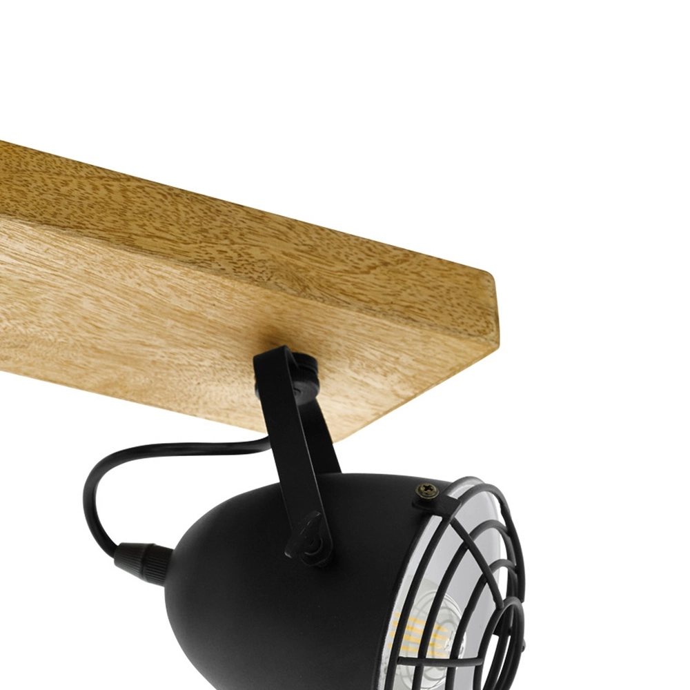 Deckenlampe Gatebeck Holz 3-Licht Eglo 9002759490782