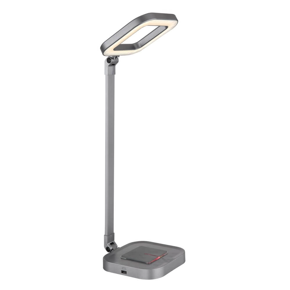 Schreibtischlampe Monaco grau Globo 9007371420391