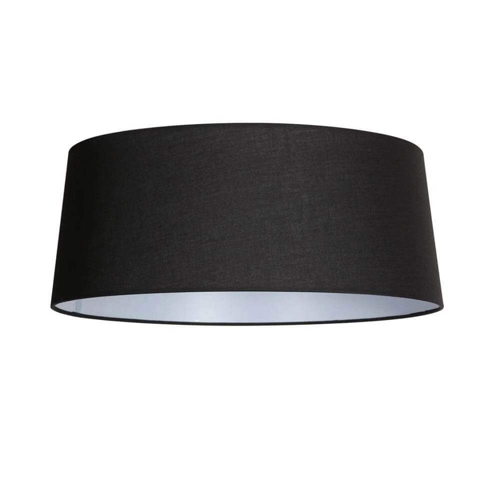 Stehlampe Zig-Zag schwarz mit weißer Innenseite Ø 48cm Steinhauer 8712746179361