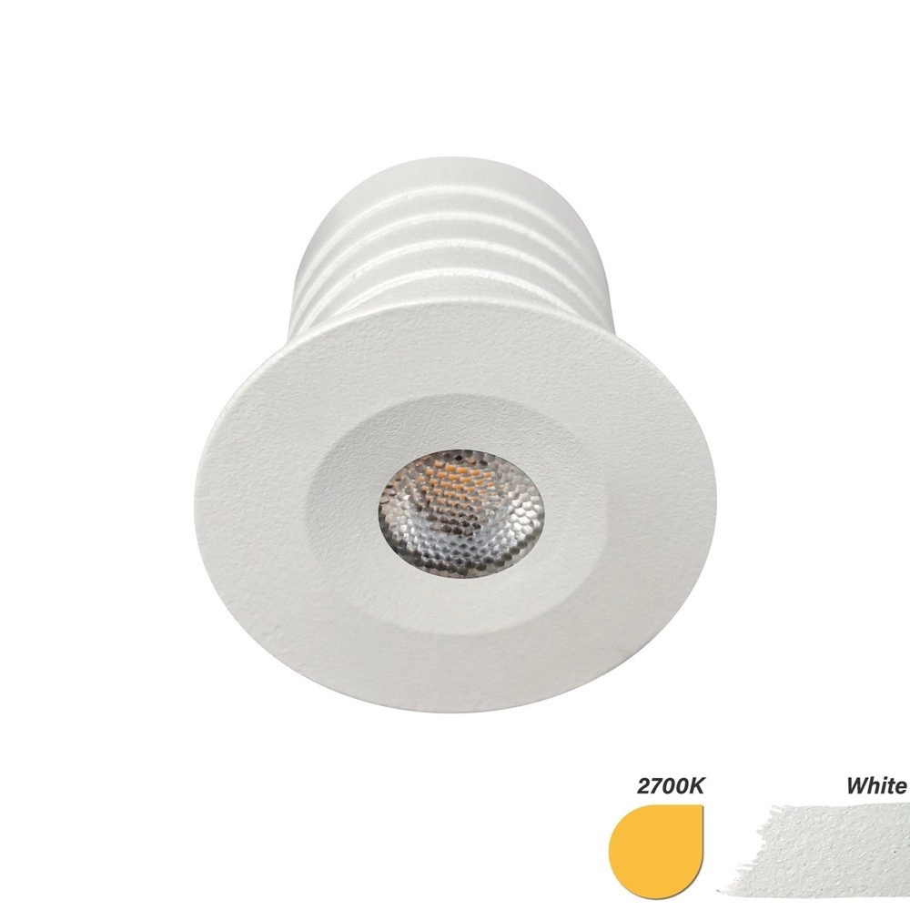 LED Mini Eingebauter Scheinwerfer 3W weiß Lyora 8719322376398