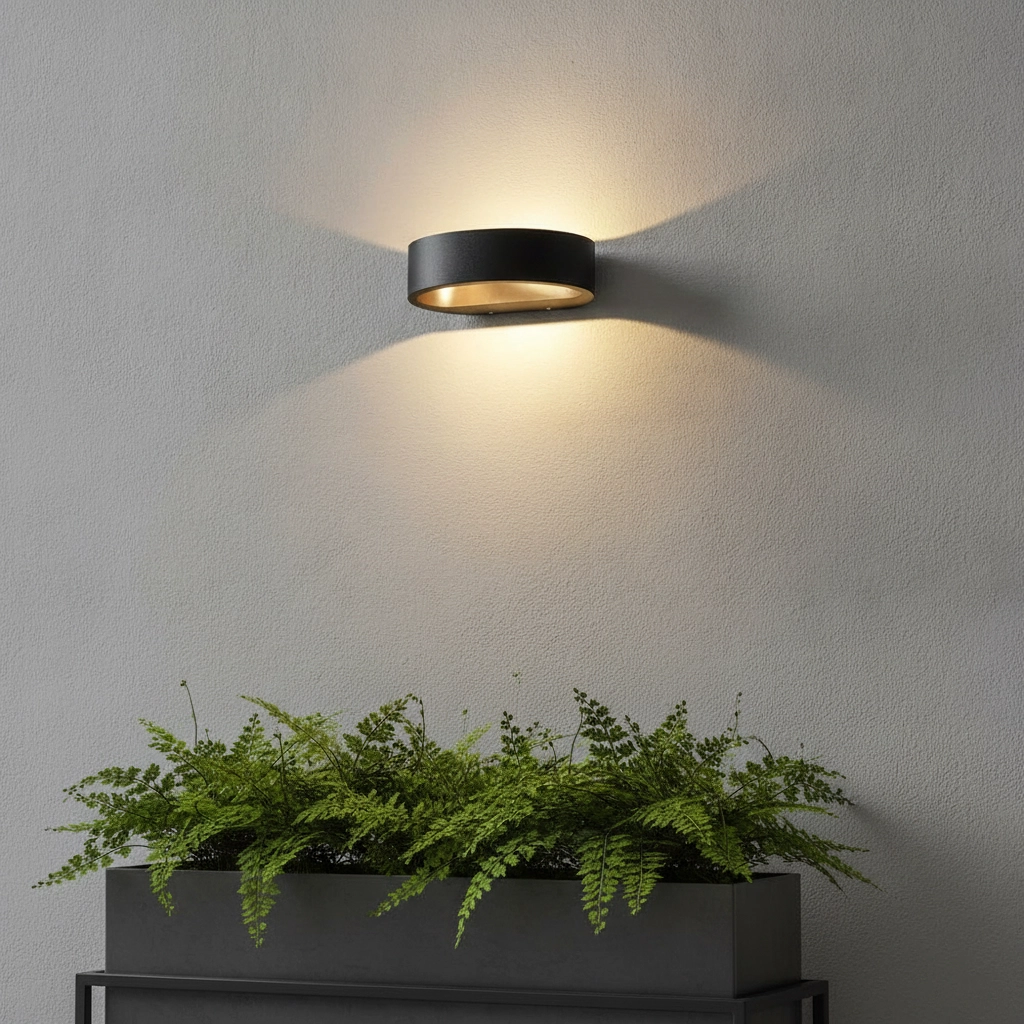 Black wall spot Sharp with gold inside