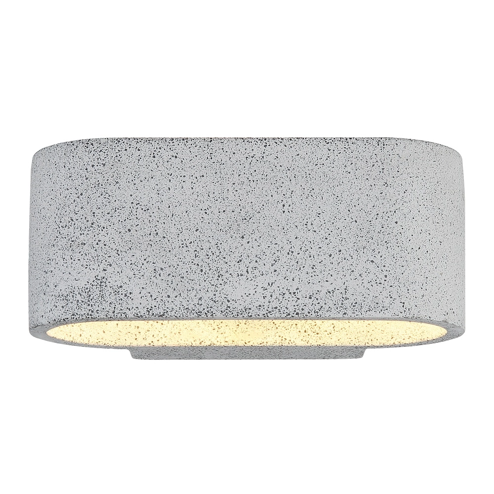 Moderne Wandlampe Ferguson oval grau Globo 9007371589913