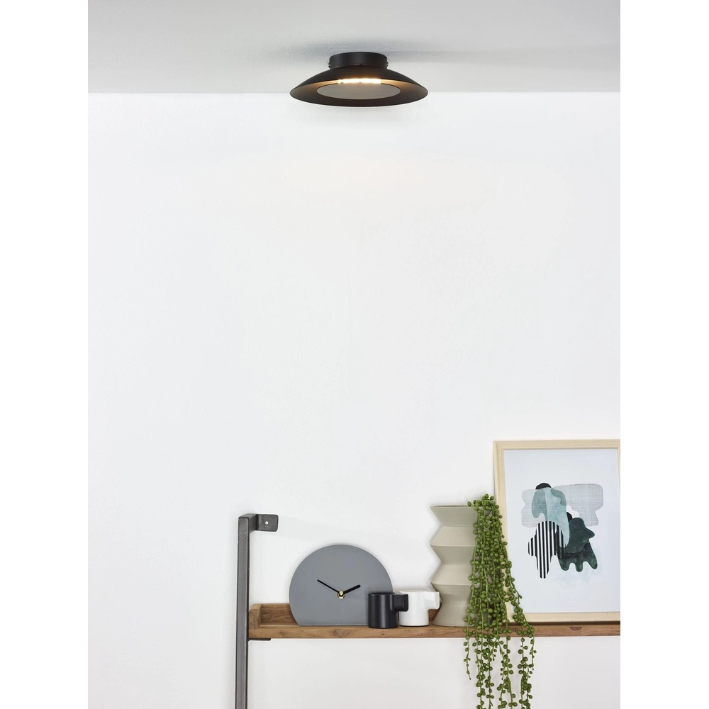 Deckenlampe Foskal Ø 21,5 cm schwarz Lucide 5411212791498