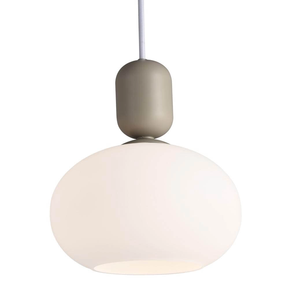 Pendelleuchte Notti Grau mit Weiß Nordlux 5704924001796