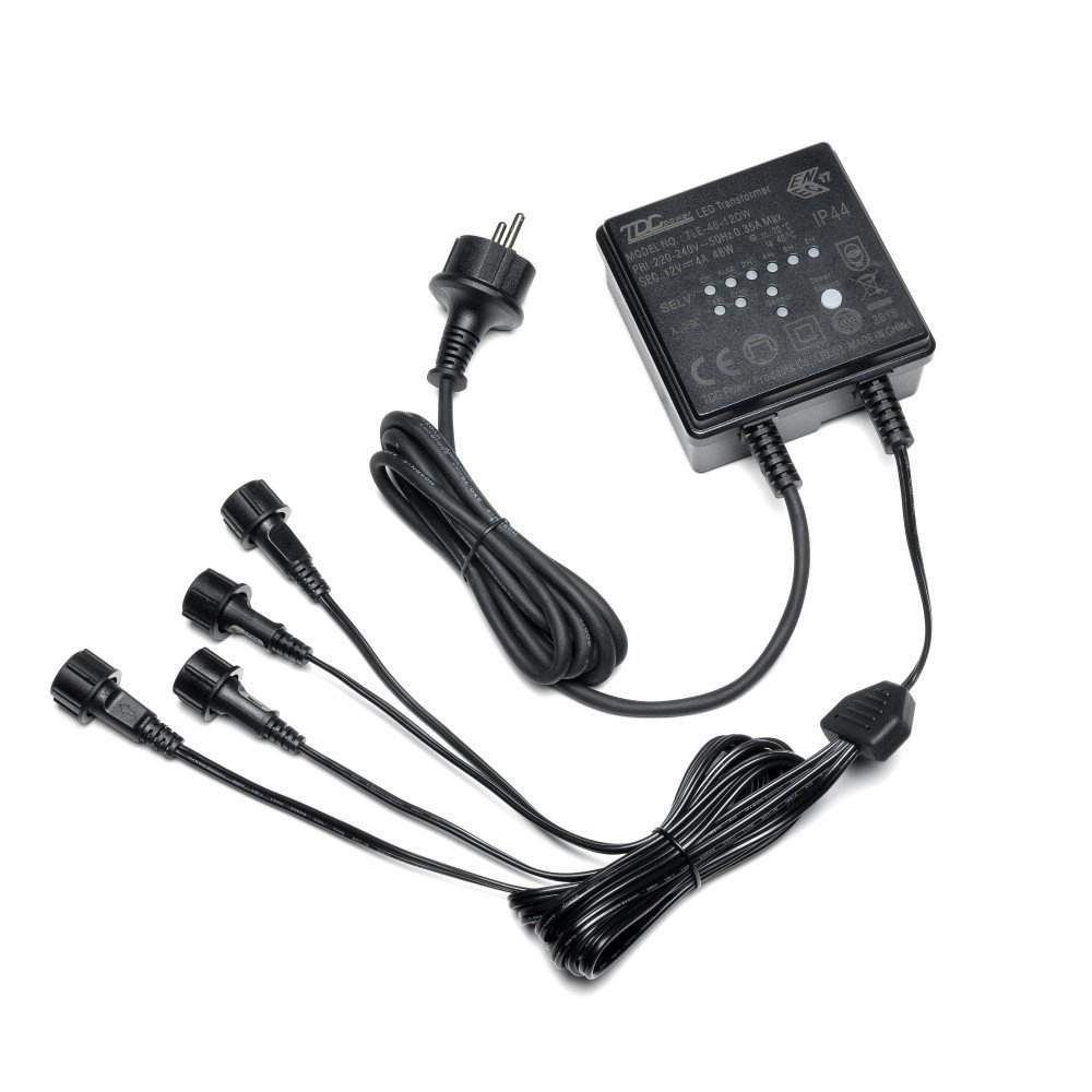 48W trafo 12V Schwarz KonstSmide 7318307474008