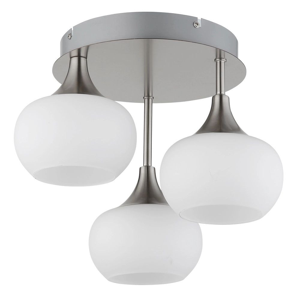 Nickel-Deckenlampe Lui Konstruktion Globo 9007371580606