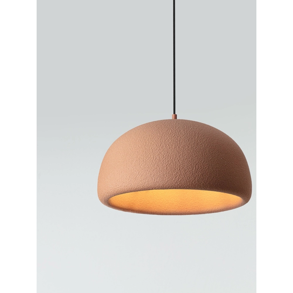 Moderne Pendellampe Davo Terrakotta Ø 43 cm
