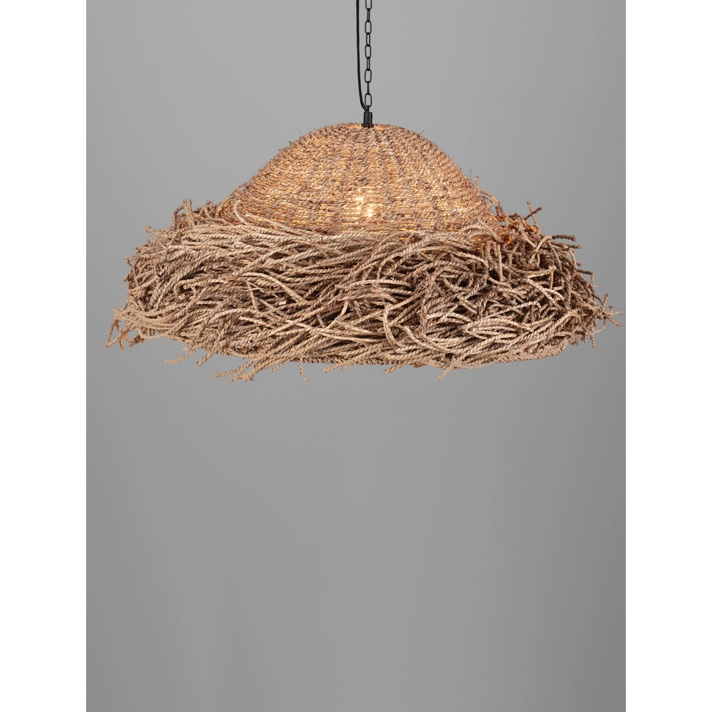 Natürliche Pendelleuchte Natu Ø 86cm Lyora 5212017452856