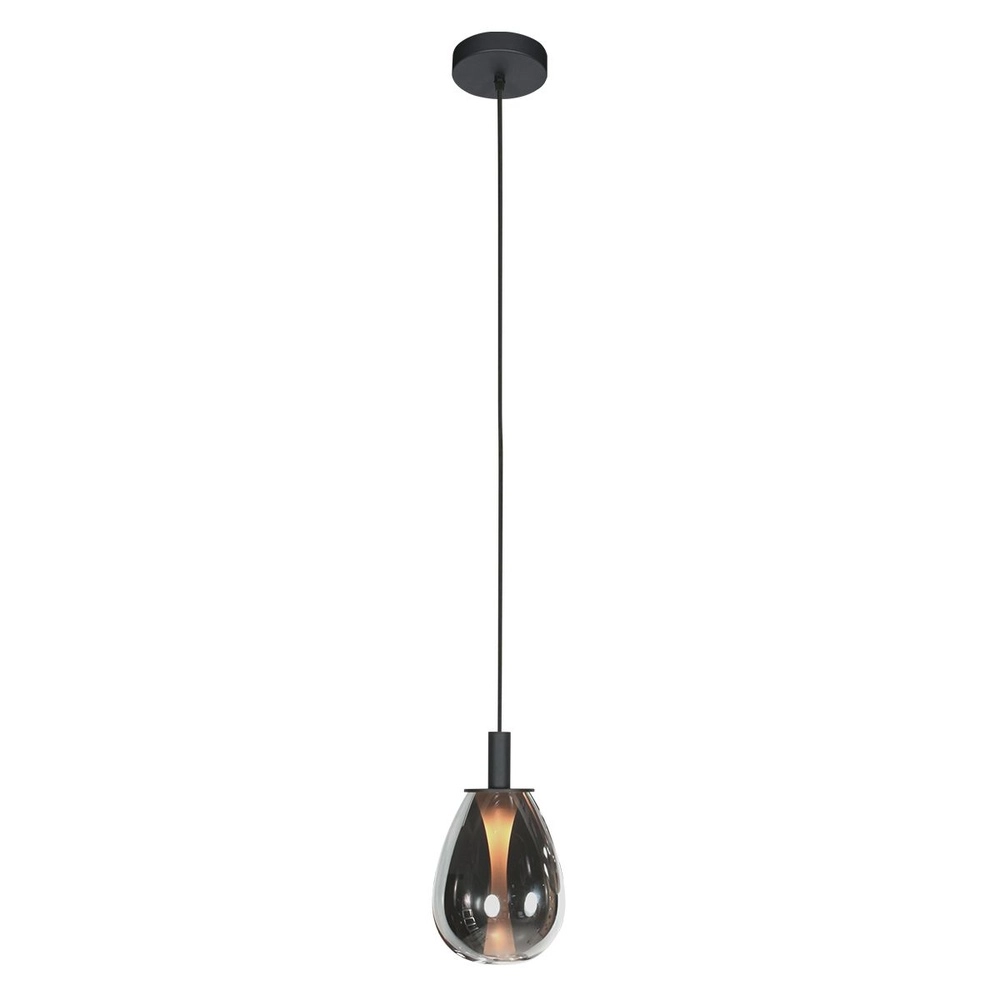 Pendelleuchte Glimsy 1-flammig schwarz Ø 14,5cm