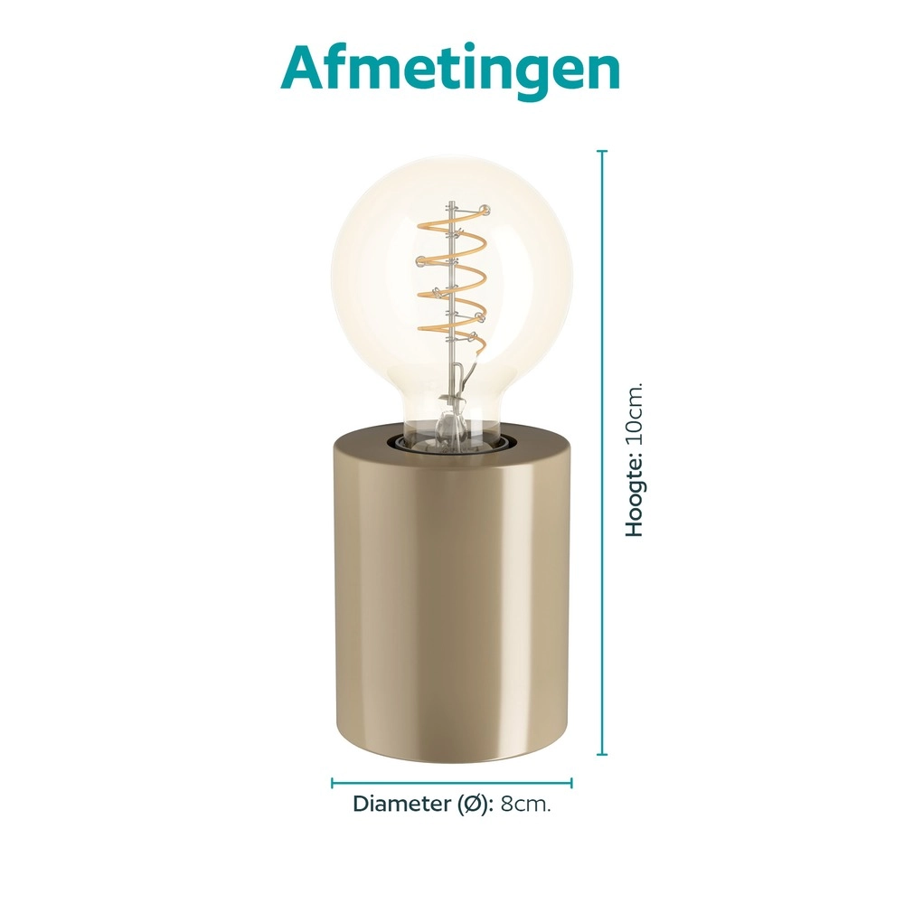 Tischlampe Murama Sandbraun