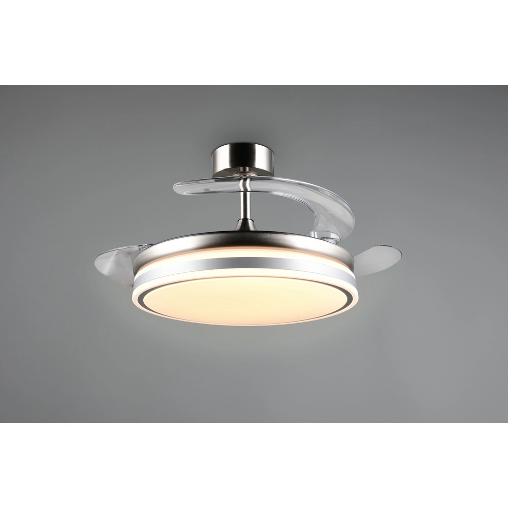 Fan Volda Nickel Ø 106 cm Trio 4017807689075