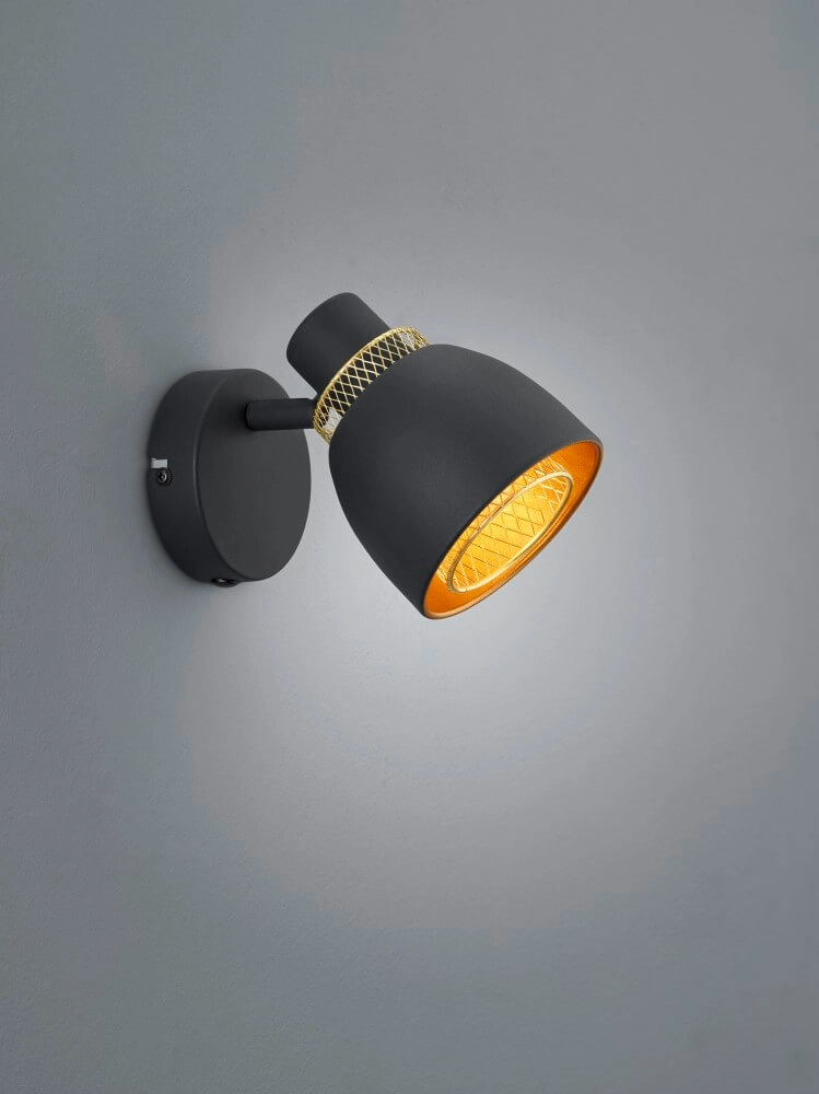 Schwarze Deckenlampe Punch Trio 4017807567366