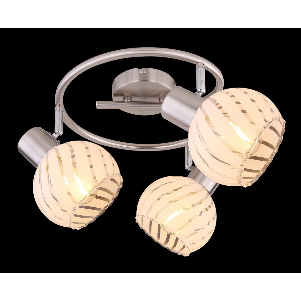 Deckenlampe Willy Nickel 3-Lights Globo 9007371409105