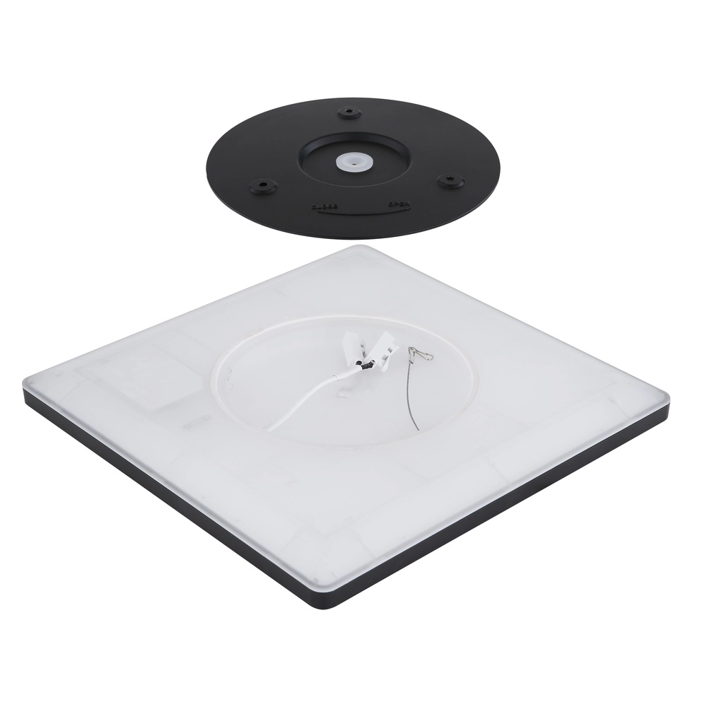 Deckenlicht Sapana Quadrat 42 cm Schwarz Globo 9007371429738