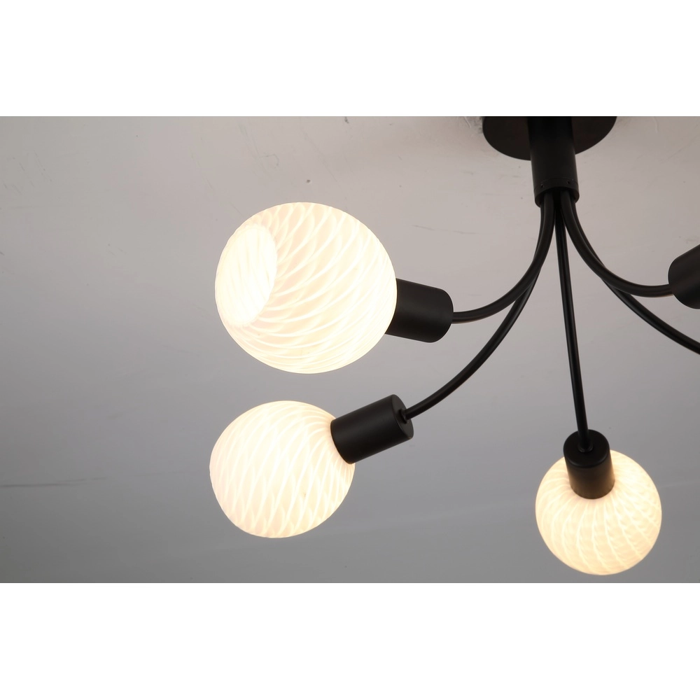 Deckenlampe Nova schwarz 5-flammig Searchlight 5053423301785