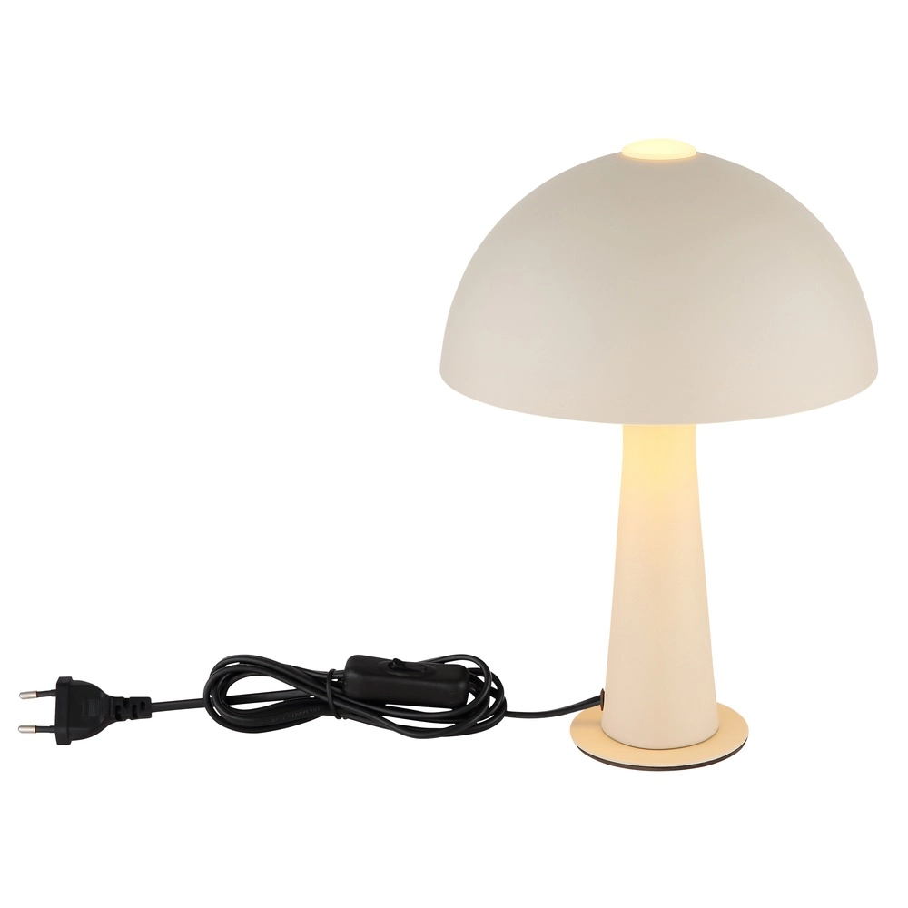 Moderne Tischlampe Julia Sandbraun Globo 9007371589616