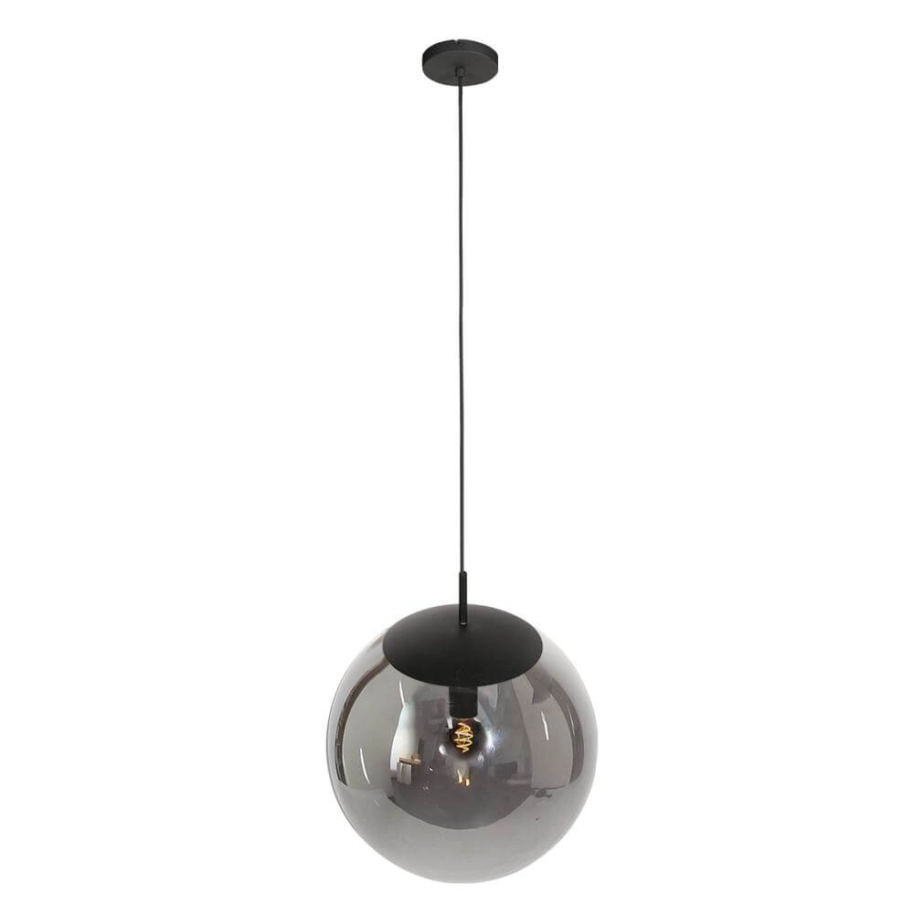 Pendelleuchte Bollique schwarz mit Rauchglas Steinhauer 8712746177558