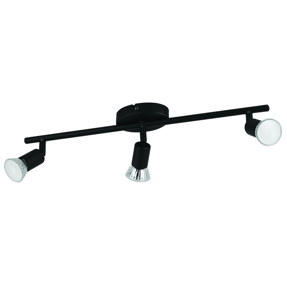 Deckenlampe Buzz-Led 3-Licht Schwarz