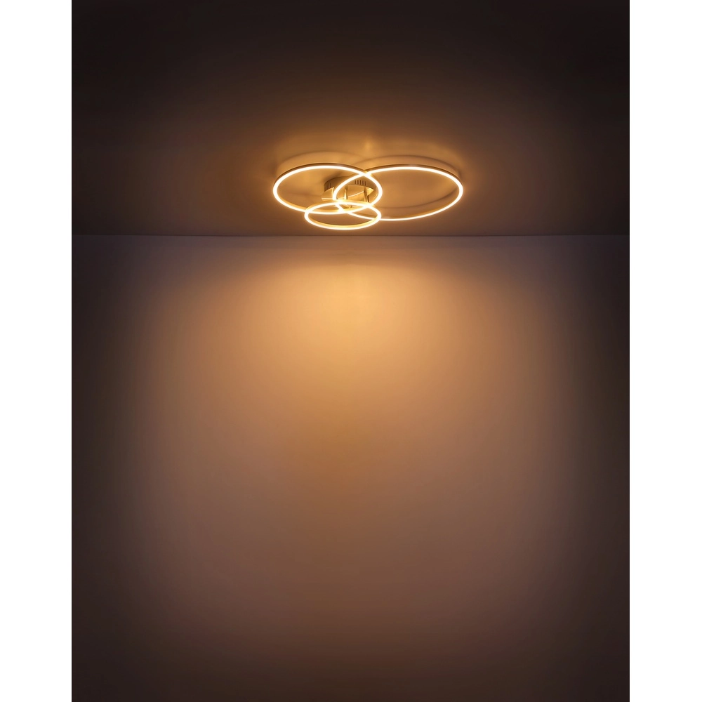 Moderne Deckenlampe Munni Nickel Globo 9007371395842