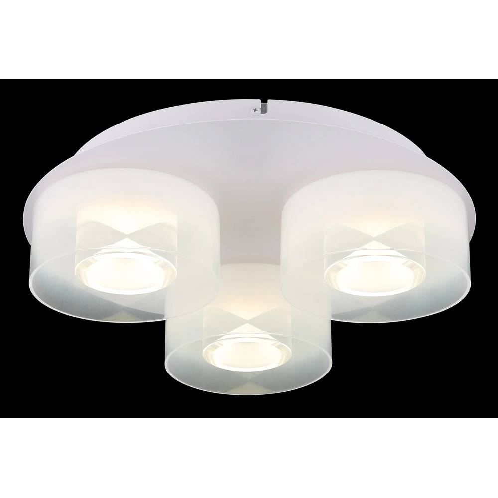 Design-Deckenlampe Belinda 3-Licht-Weiß Globo 9007371528318