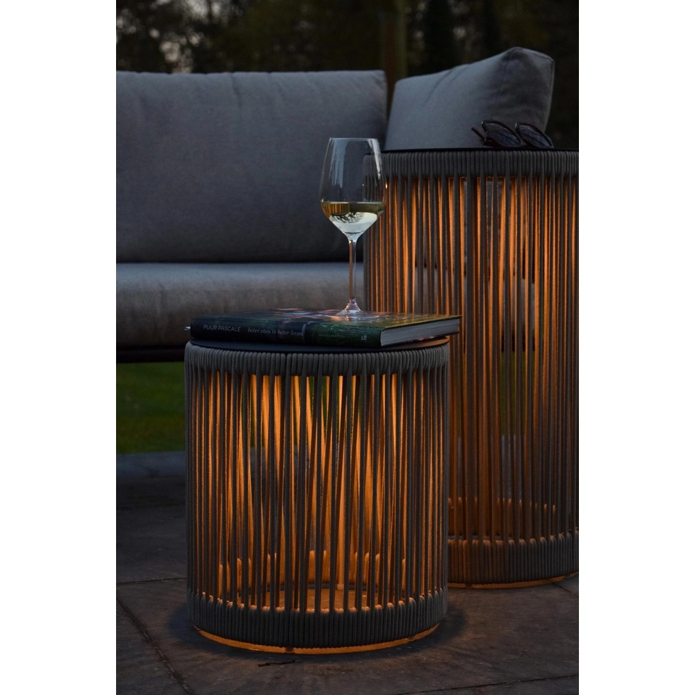 Wiederaufladbare Stehlampe Pingi taupe 36,5 x Ø 33,5 cm Lucide 5411212061478