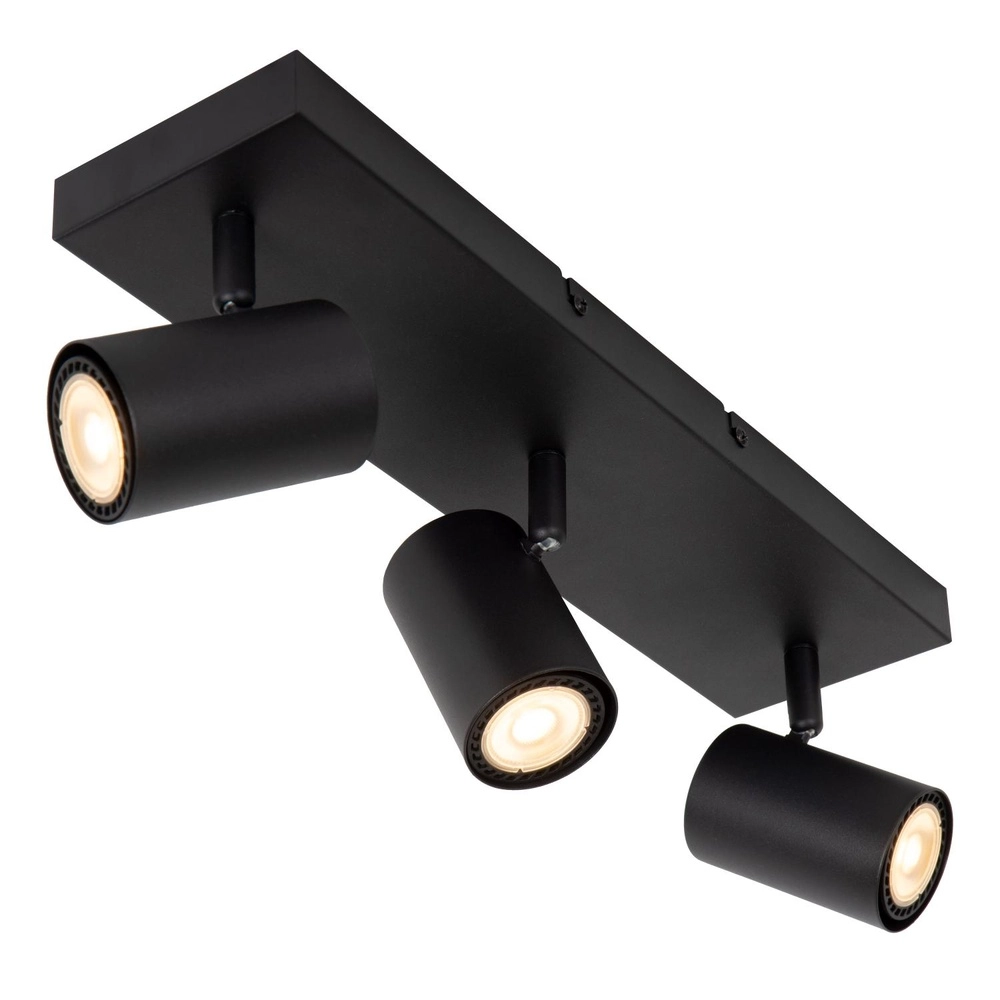 Deckenlampe Amigo 3-Licht Schwarz Lucide 5411212531025